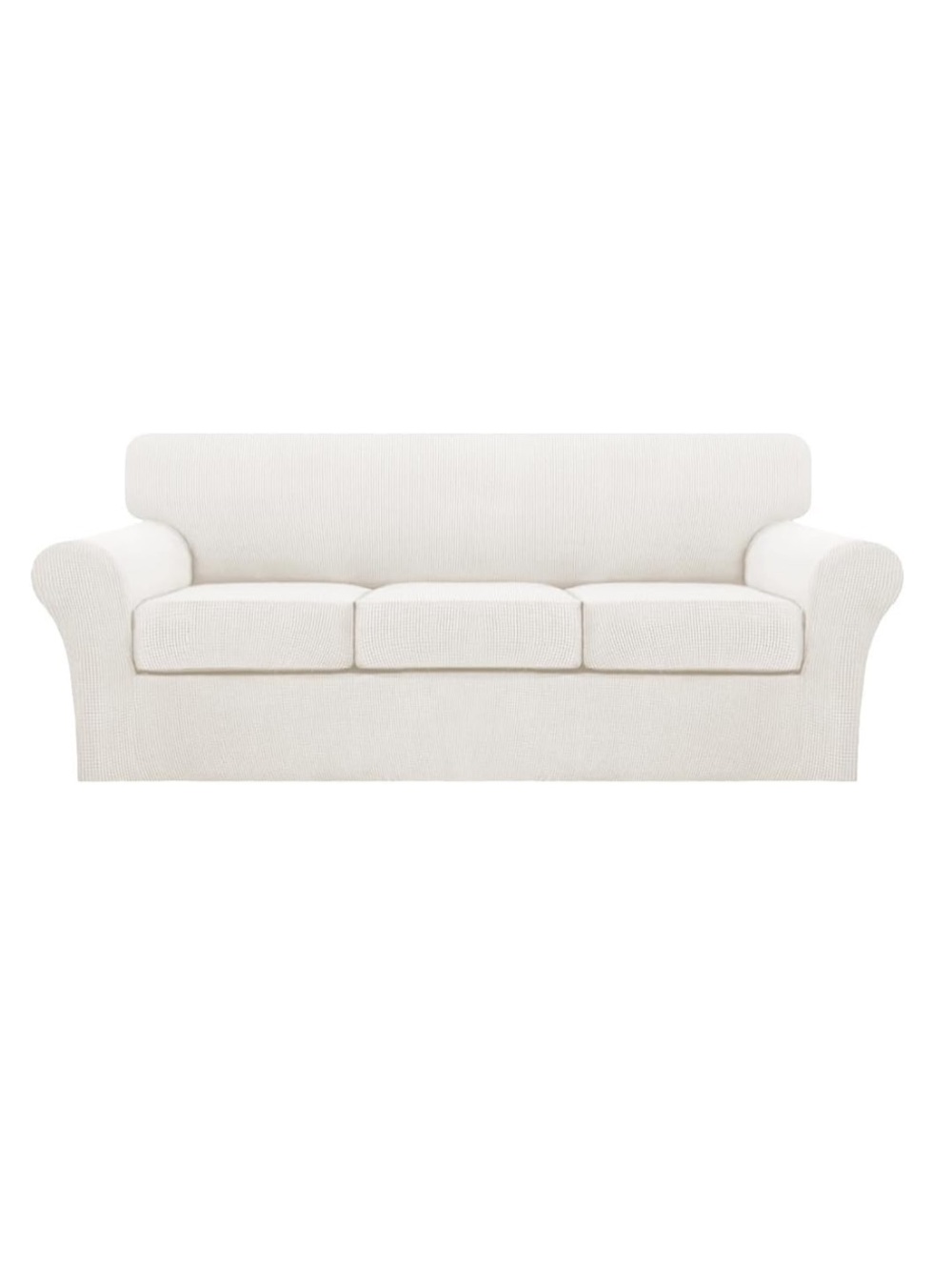 Pet-Friendly Sofa Slipcover Large (3-Cushion) - Porcelain - Picture 16 of 16